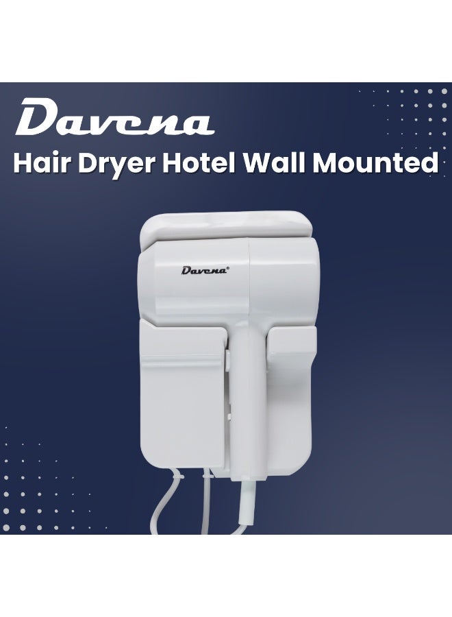 DAVENA Wall Mounted Hair Dryer – Hotel & Hospitality Model - Image 4